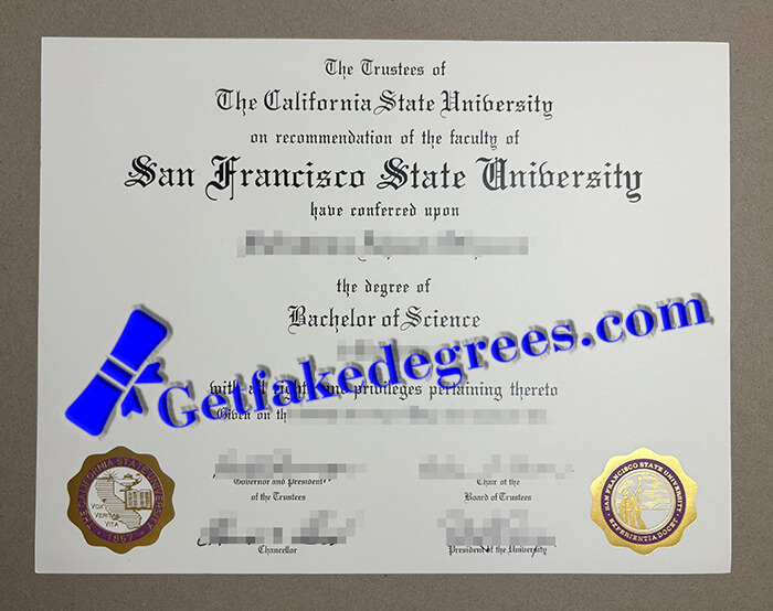 San Francisco State University degree