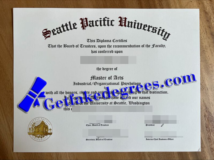 Seattle Pacific University degree