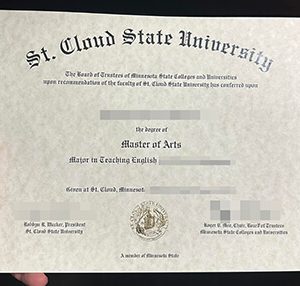 St. Cloud State University certificate