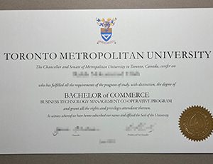 Toronto Metropolitan University diploma