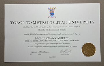 Toronto Metropolitan University diploma