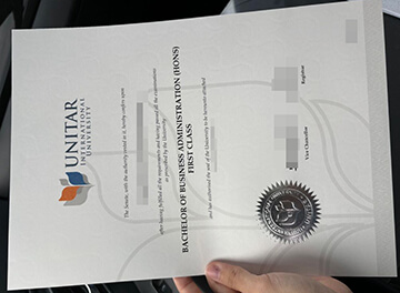 UNITAR International University diploma