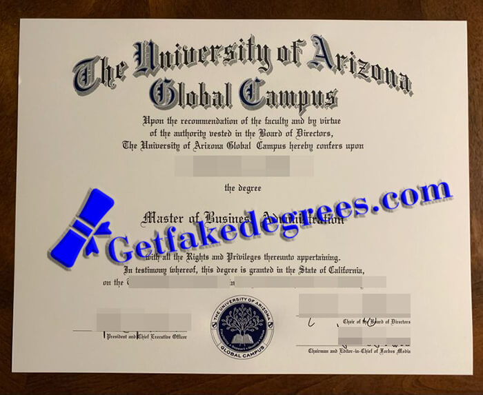 University of Arizona Global Campus degree