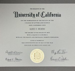 University of California Berkeley diploma