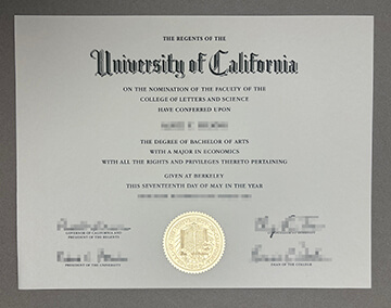 University of California Berkeley diploma