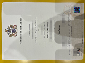 University of East London diploma