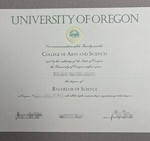 University of Oregon diploma