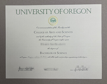 University of Oregon diploma