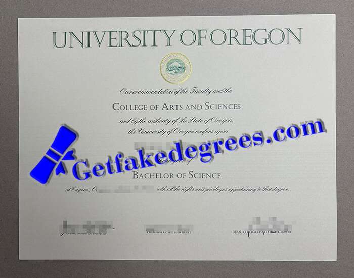 University of Oregon degree