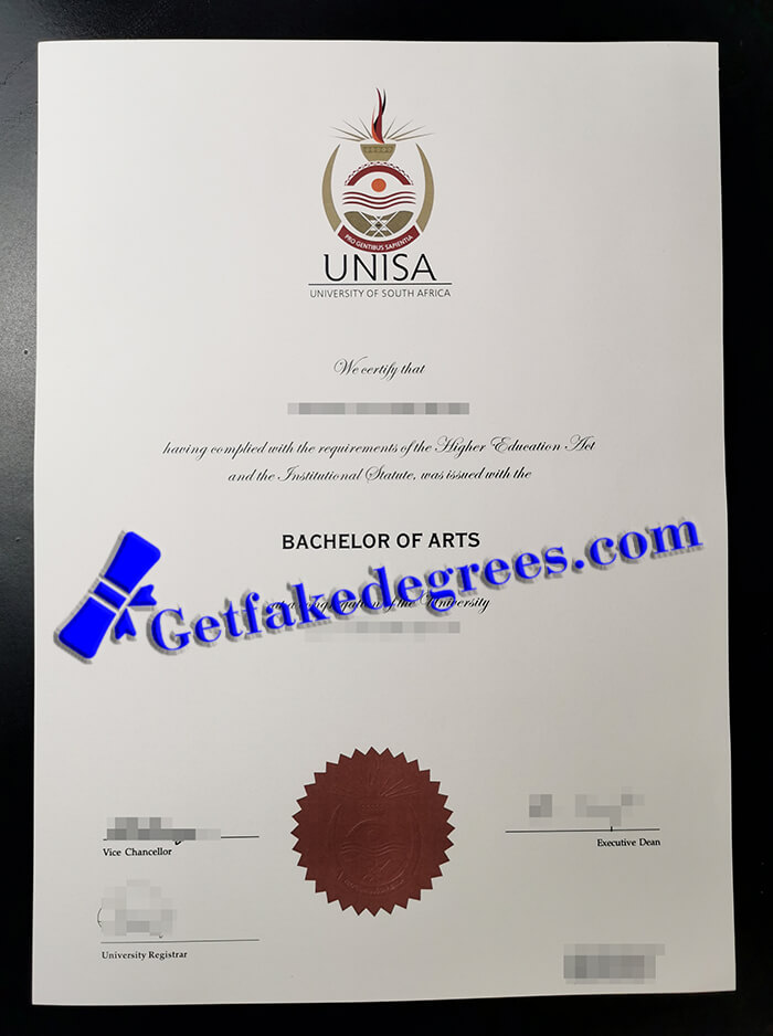 University of South Africa degree