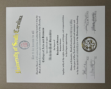 University of South Carolina diploma