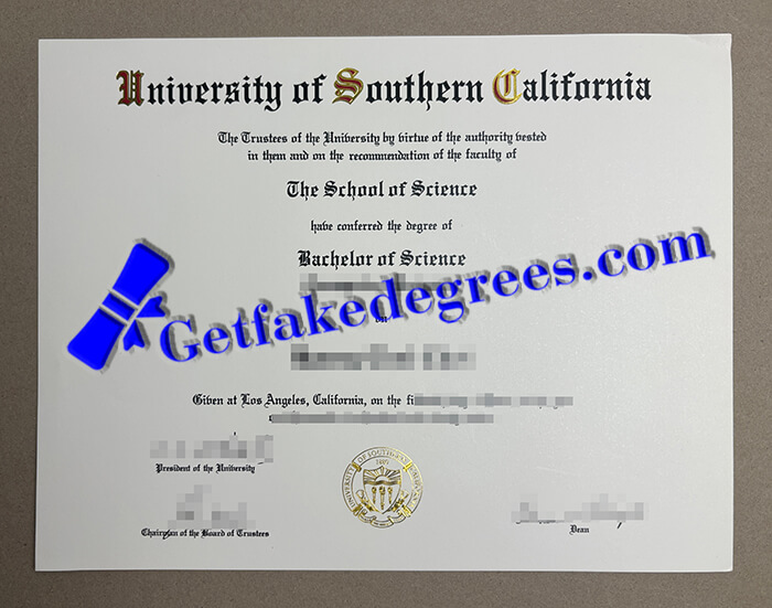 University of Southern California degree