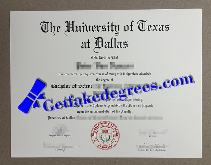 University of Texas at Dallas degree