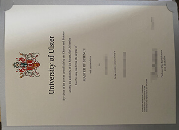 University of Ulster certificate