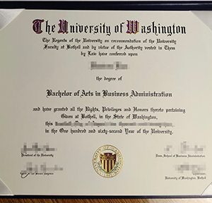 University of Washington diploma