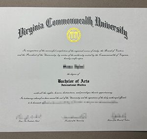 Virginia Commonwealth University diploma