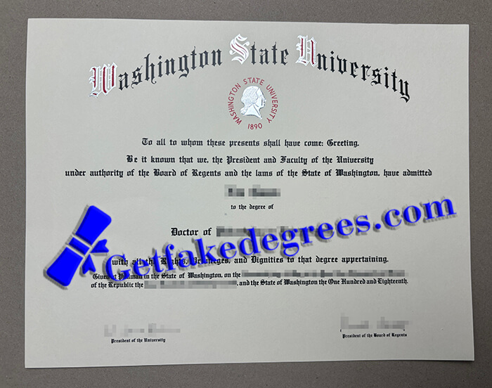 Washington State University degree