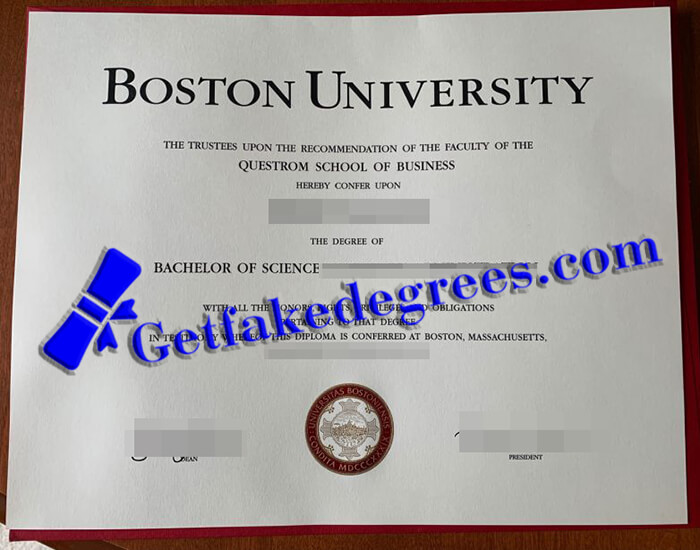 Boston University degree