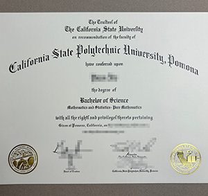 Cal Poly Pomona diploma