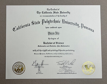 Cal Poly Pomona diploma