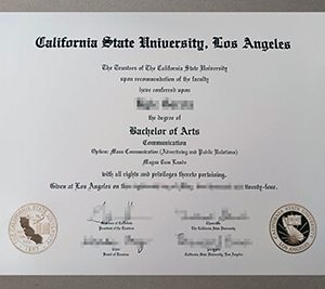 Cal State LA diploma