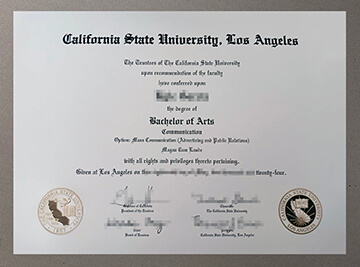 Cal State LA diploma