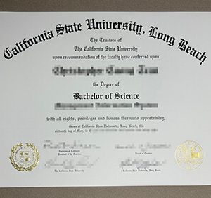 Cal State Long Beach diploma