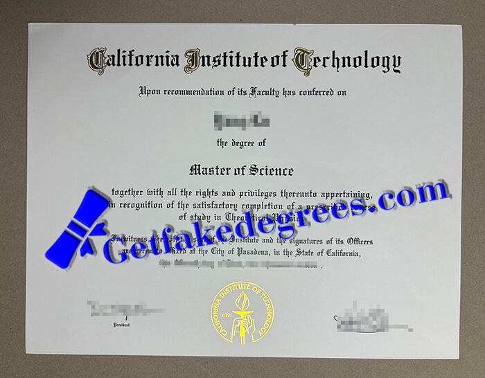 California Institute of Technology degree