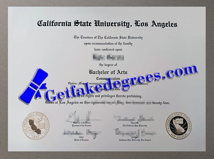 California State University Los Angeles degree