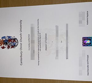 Canterbury Christ Church University diploma