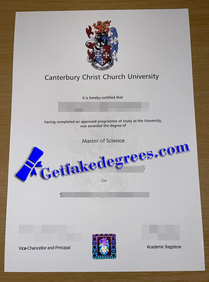 Canterbury Christ Church University degree