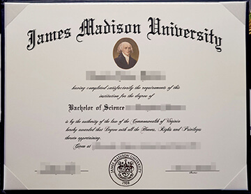 James Madison University diploma