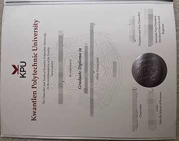 Kwantlen Polytechnic University diploma