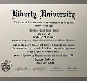 Liberty University diploma