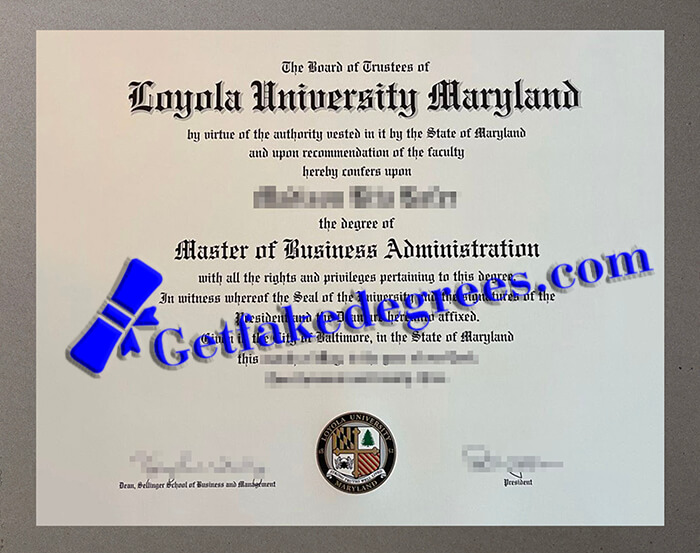 Loyola University Maryland degree