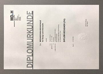 Mediadesign Hochschule degree