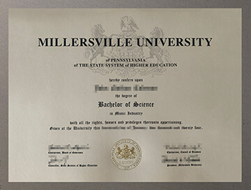 Millersville University diploma