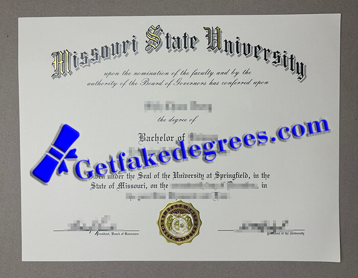 Missouri State University degree