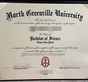 North Greenville University diploma