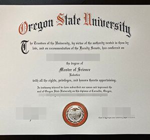 Oregon State University diploma