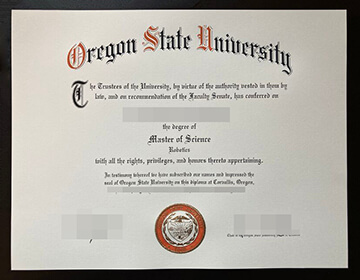 Oregon State University diploma