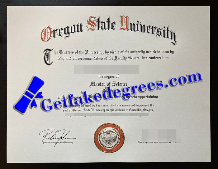 Oregon State University degree