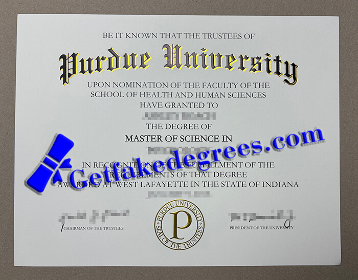 Purdue University degree