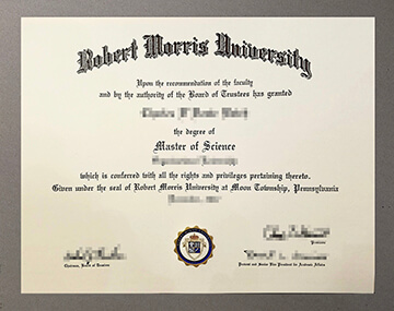 Robert Morris University diploma