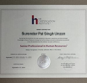 Order a SPHR certificate