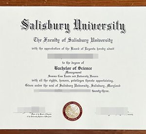 Salisbury University diploma