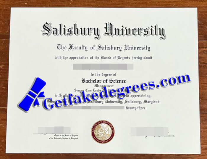 Salisbury University degree