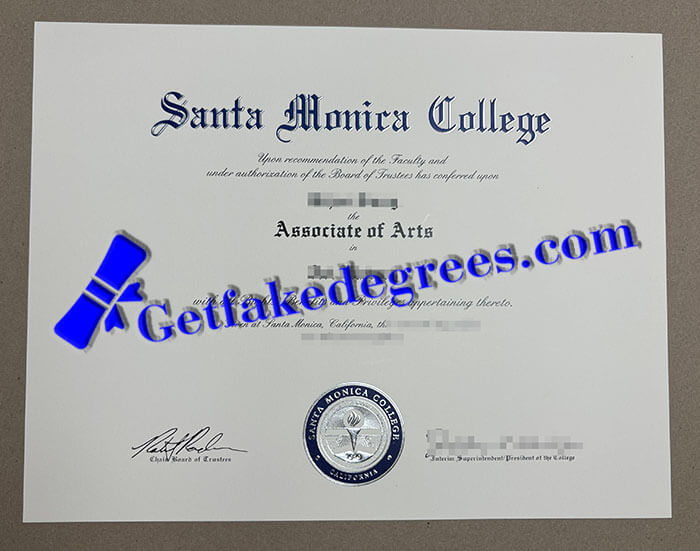 Santa Monica College degree