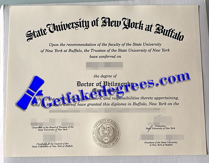 State University of New York at Buffalo degree