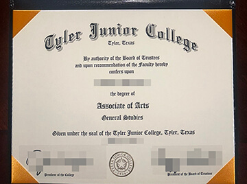 Tyler Junior College diploma